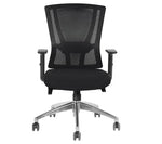 Load image into Gallery viewer, Office Executive Office Medium Back Chair, Mesh Back Rest, Aluminum Base with PU Arm Rest-GCC Home Center