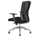Load image into Gallery viewer, Office Executive Office Medium Back Chair, Mesh Back Rest, Aluminum Base with PU Arm Rest-GCC Home Center