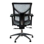 Load image into Gallery viewer, Office Visitor Chair With Height Adjustable, Armrests And 5 Swivel Wheels-GCC Home Center