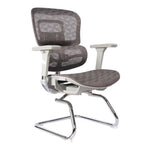 Load image into Gallery viewer, Office Visitor Chair With Height Adjustable, Lumbar Support And 5 Swivel Wheels-GCC Home Center