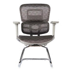 Load image into Gallery viewer, Office Visitor Chair With Height Adjustable, Lumbar Support And 5 Swivel Wheels-GCC Home Center