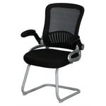 Load image into Gallery viewer, Office Visitor Chair With Lumbar Support And Metal Leg-GCC Home Center