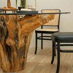 Load image into Gallery viewer, Organic Luxury Natural Teak Wood Tree Root Dining Table