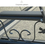 Load image into Gallery viewer, Outdoor Aluminum 3-Seater With Comfortable Cushion for Garden Balcony - Brown and Grey-GCC Home Center