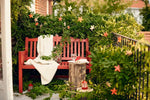 Load image into Gallery viewer, Outdoor Bench with Backrest, Red