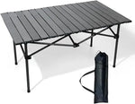 Load image into Gallery viewer, Outdoor Camping Folding Table – Lightweight Aluminum Tabletop with Carry Bag