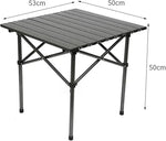 Load image into Gallery viewer, Outdoor Camping Folding Table – Lightweight Aluminum Tabletop with Carry Bag