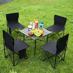 Load image into Gallery viewer, Outdoor Camping Folding Table – Lightweight Aluminum Tabletop with Carry Bag
