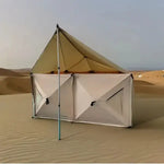 Load image into Gallery viewer, Outdoor Canvas Cotton Pop up Quick-Set Instant Pop up Cabin Gazebo Screen Tent House Windbreaker with Tarp