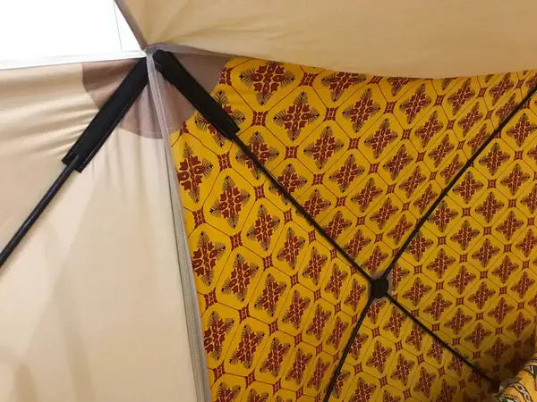 Outdoor Canvas Cotton Pop up Quick-Set Instant Pop up Cabin Gazebo Screen Tent House Windbreaker with Tarp