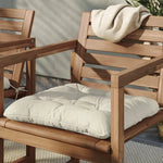 Load image into Gallery viewer, Outdoor Chair Cushion, Light Grey-Beige (36×32 cm)