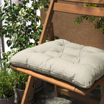 Load image into Gallery viewer, Outdoor Chair Cushion, Light Grey-Beige (36×32 cm)
