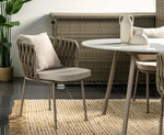 Load image into Gallery viewer, Outdoor Cushioned Single Seater Rope Weaving Dining Armchair-GCC Home Center