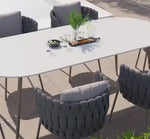 Load image into Gallery viewer, Outdoor Cushioned Single Seater Rope Weaving Dining Armchair-GCC Home Center