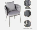Load image into Gallery viewer, Outdoor Cushioned Single Seater Rope Weaving Dining Armchair-GCC Home Center