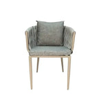 Load image into Gallery viewer, Outdoor Cushioned Single Seater Rope Weaving Dining Armchair-GCC Home Center
