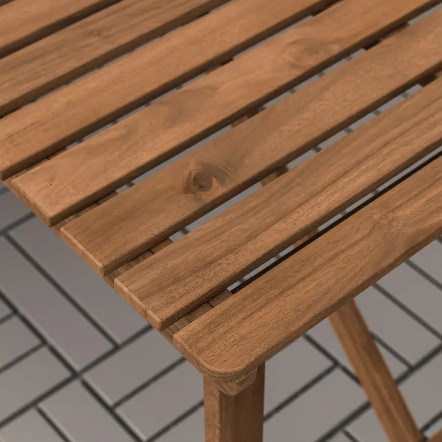 Outdoor Dining Table, Dark Brown (143×75 cm)