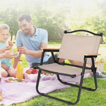 Load image into Gallery viewer, Outdoor Folding Chair with Armrest Camping Fishing Seat Portable Chair-GCC Home Center