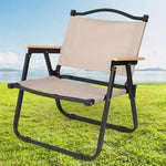 Load image into Gallery viewer, Outdoor Folding Chair with Armrest Camping Fishing Seat Portable Chair-GCC Home Center