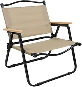 Outdoor Folding Chair with Armrest Camping Fishing Seat Portable Chair-GCC Home Center