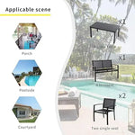 Load image into Gallery viewer, Outdoor Furniture Balcony Furniture 4 Pieces Garden Outdoor Furniture Set include 3 Chairs and 1 Coffee Table-GCC Home Center