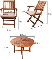 Outdoor Furniture Wooden Set-GCC Home Center