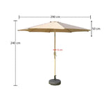 Load image into Gallery viewer, Outdoor Garden Umbrella with Base