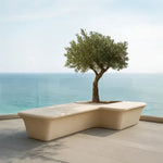 Load image into Gallery viewer, Outdoor/Indoor Beige Planter Box and Bench