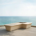 Load image into Gallery viewer, Outdoor/Indoor Beige Planter Box and Bench