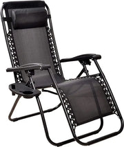 Outdoor Lounges Chair Foldable Camping Chair, Zero Gravity Adjustable Beach Chair and Garden Chair-GCC Home Center