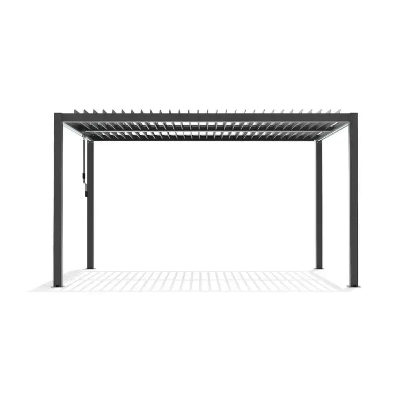 Outdoor Pergola & Screen with LED Light (300×400 cm)