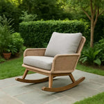 Load image into Gallery viewer, Outdoor Rocking Armchair with Cushion