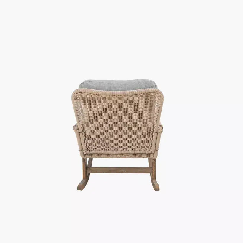 Outdoor Rocking Armchair with Cushion