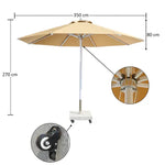 Load image into Gallery viewer, Outdoor Round Umbrella with Marble Base