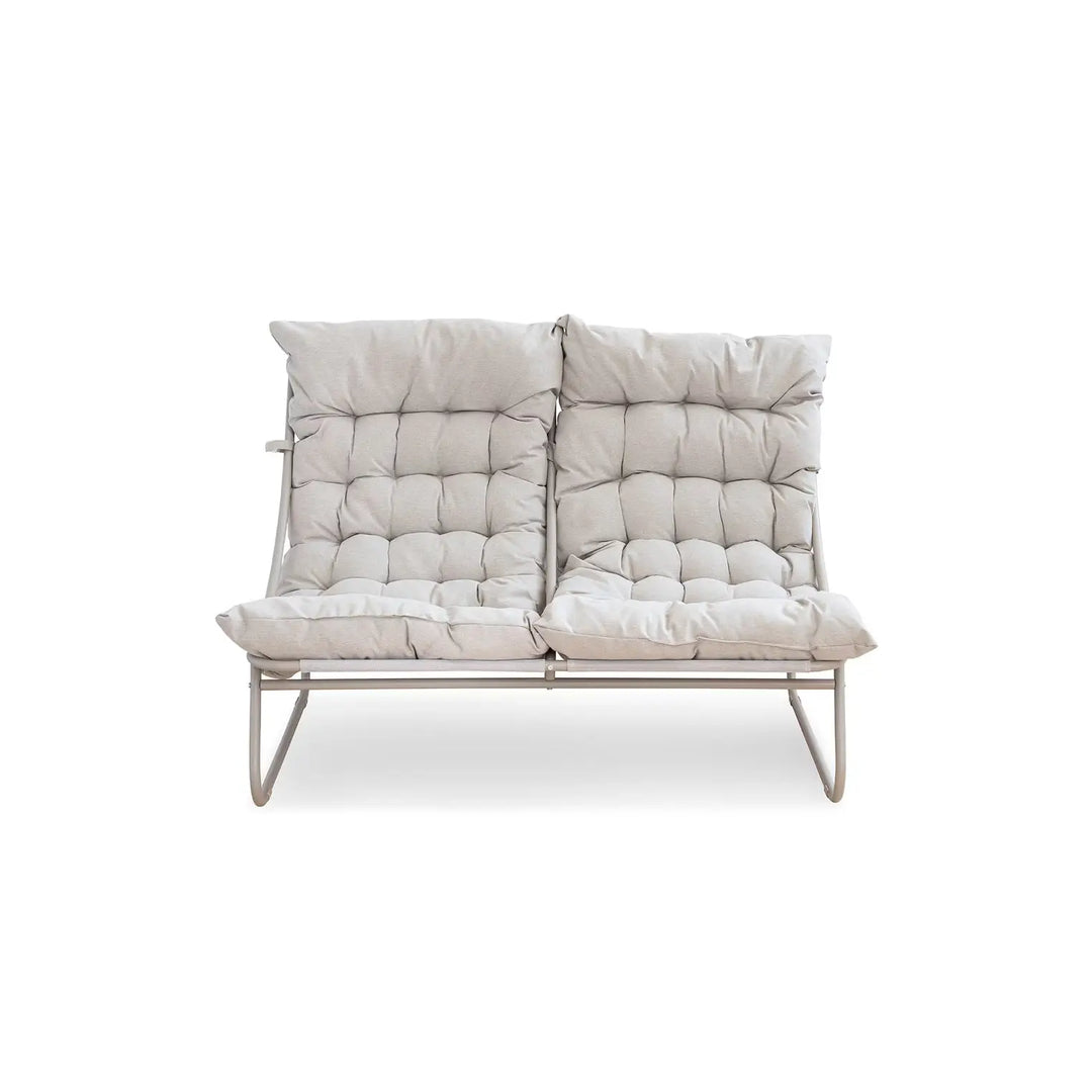 Outdoor Sofa Set (2+1+1+Coffee Table) – Cream