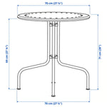 Load image into Gallery viewer, Outdoor Table, Grey (70 cm Diameter)