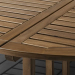 Load image into Gallery viewer, Outdoor Table, Light Brown Stained (130 cm)