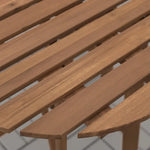 Load image into Gallery viewer, Outdoor Wooden Dining Table, Dark Brown