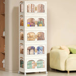 Load image into Gallery viewer, OYDAS Wardrobe Portable Closet, Stackable Storage Bins with Doors,Wheels,Lids,Collapsible Plastic Closet Organizers Storage Cabinet with Closet Rods,Folding Storage Bins (S70-136x60x35cm)-GCC Home Center