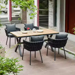 Load image into Gallery viewer, Patio Garden Outdoor Light Rectangular Dining Table-GCC Home Center