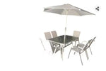 Load image into Gallery viewer, Patio Set, 6-Person Outdoor Furniture Set with Table &amp; Chairs | Weather-Resistant &amp; Stylish Design