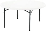 Load image into Gallery viewer, Plastic Outdoor Table, 115 cm Diameter Folding and Portable, Round, Heavy Duty Steel Base, Folding Legs-GCC Home Center