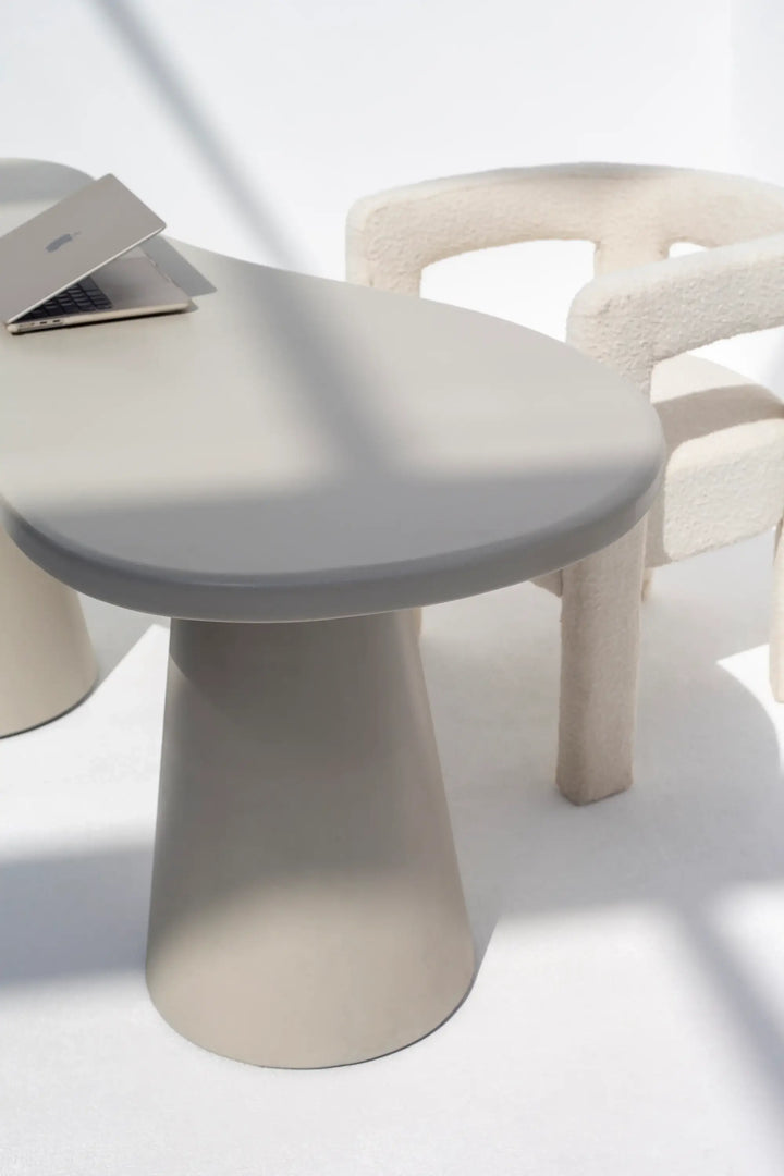 Plaza Gray Concrete Dining Table-GCC Home Center