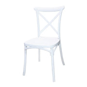 Jilphar Furniture Polypropylene Cross Back Dining Chair JP1310-GCC Home Center