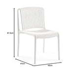 Load image into Gallery viewer, Jilphar Furniture Polypropylene (PP) Dining Chair JP1334B-GCC Home Center