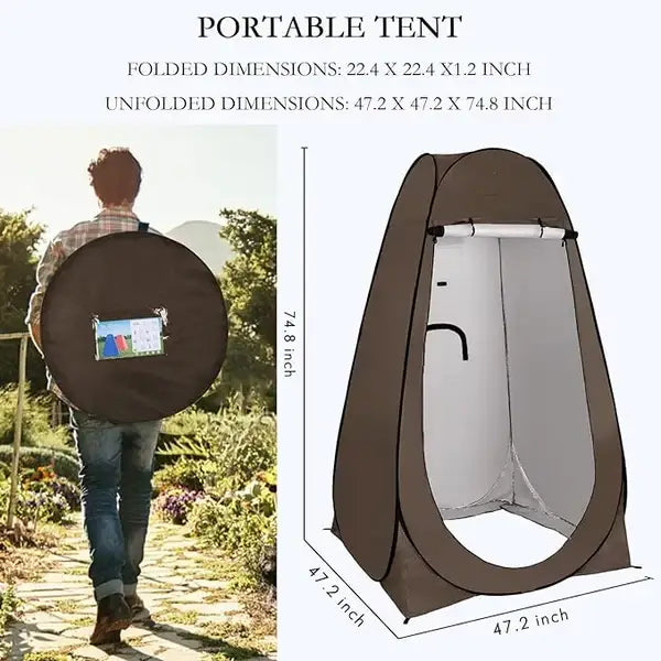 Pop Up Privacy Tent Shower Tent Portable Outdoor Camping