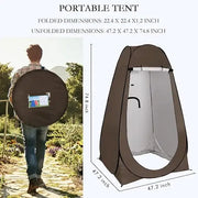 Pop Up Privacy Tent Shower Tent Portable Outdoor Camping
