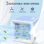 Load image into Gallery viewer, Portable Air Conditioner Personal Air Cooler with 3-Speeds