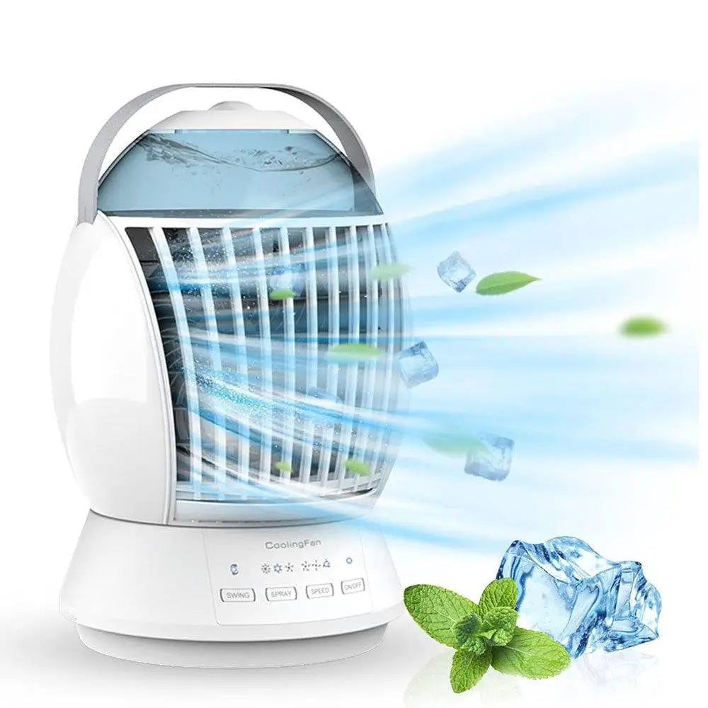 Portable Air Cooler Humidifier with 3 Wind Speed & 3 Cool Mist