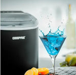 Load image into Gallery viewer, Portable Automatic Ice Maker 1.2 L Water Container Capacity, 0.6 KG Ice Container Capacity Produces 12 KG Ice per Day 100 W GIM63053UK Black